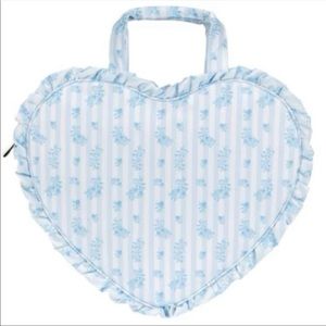 Stoney Clover Lane High Tea Printed Ruffled Heart Tote